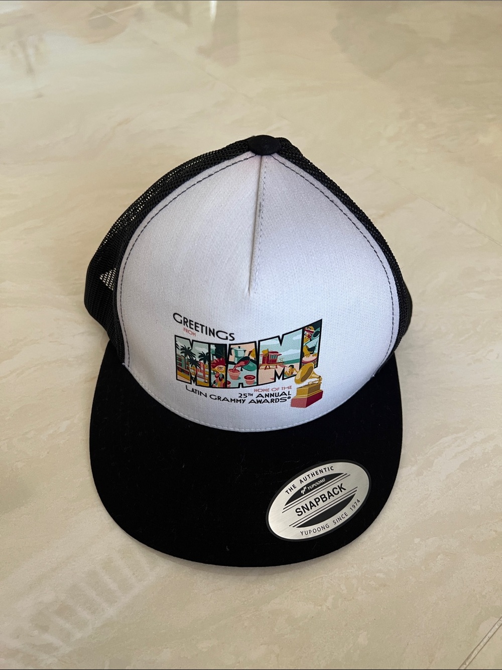 Latin Grammys snapback hat